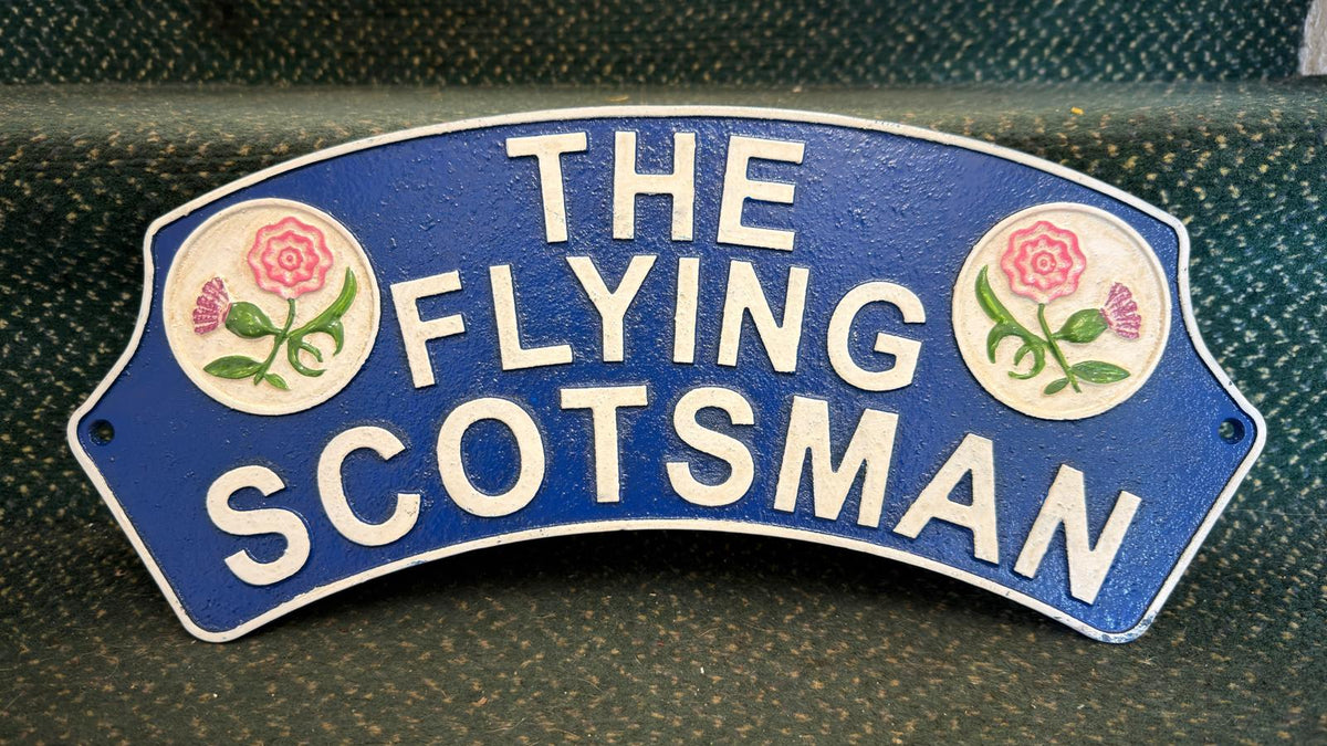 Flying scotsman plaque